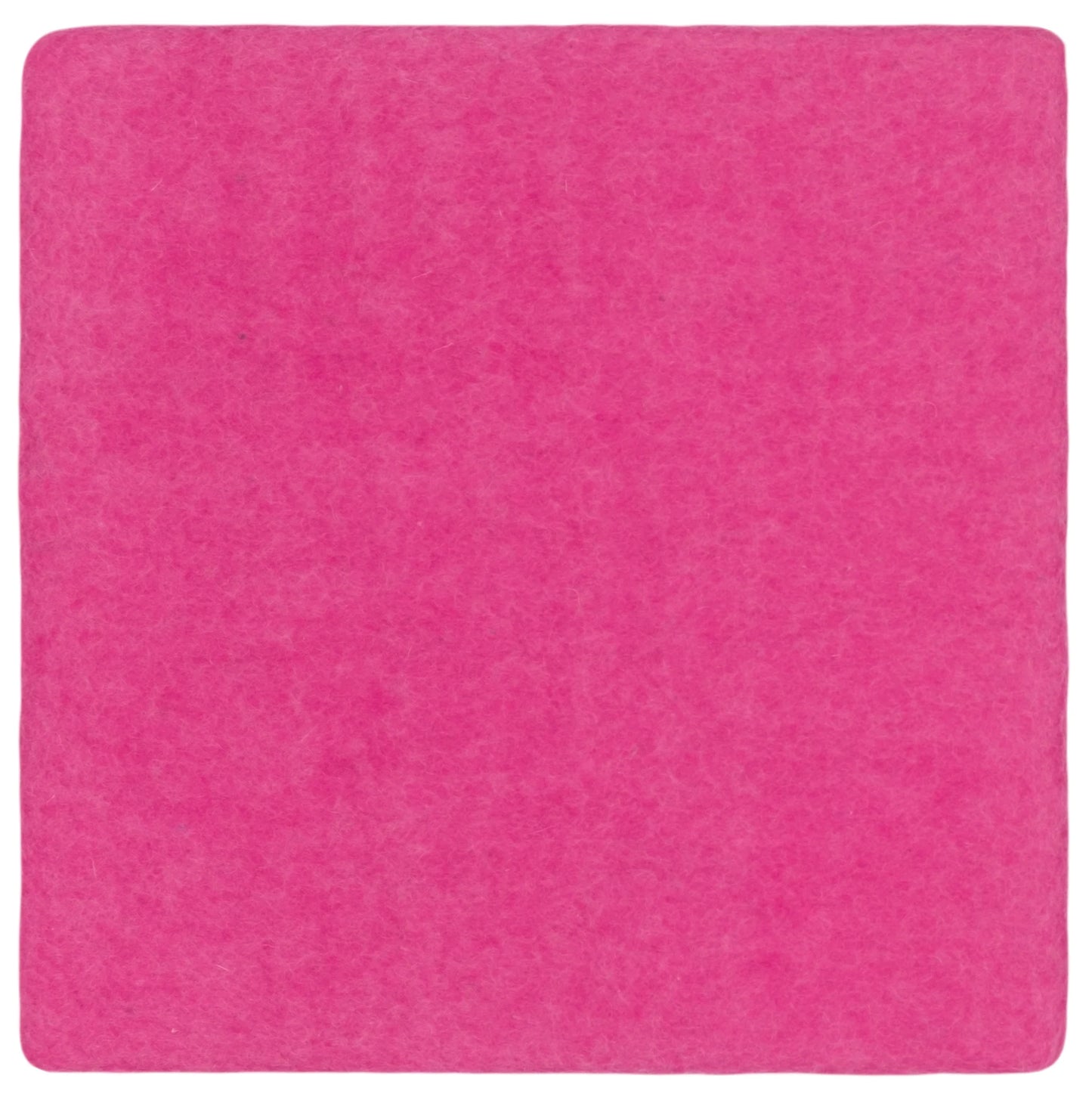 Sitzauflage, flach 36 x 36 cm aus Wollfilz, LILLI Fb. pink