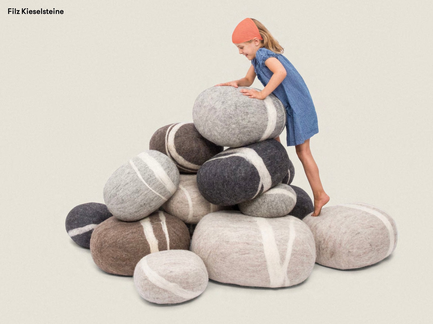 Filz als Kieselsteine von myfelt.