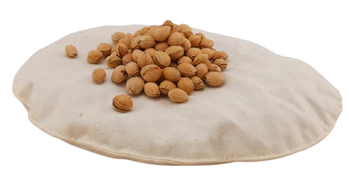 Wärmekissen aus Kirschkernen, für kleines Kuscheltier Gans