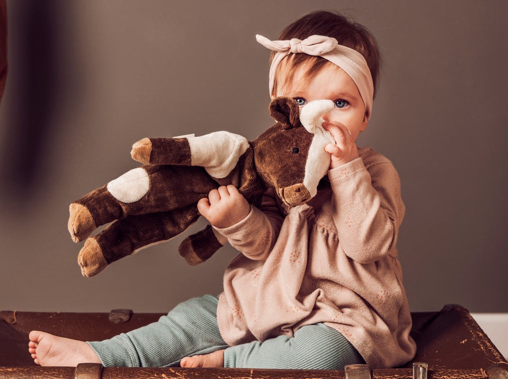 Schlenker-Tierpuppe Kuh