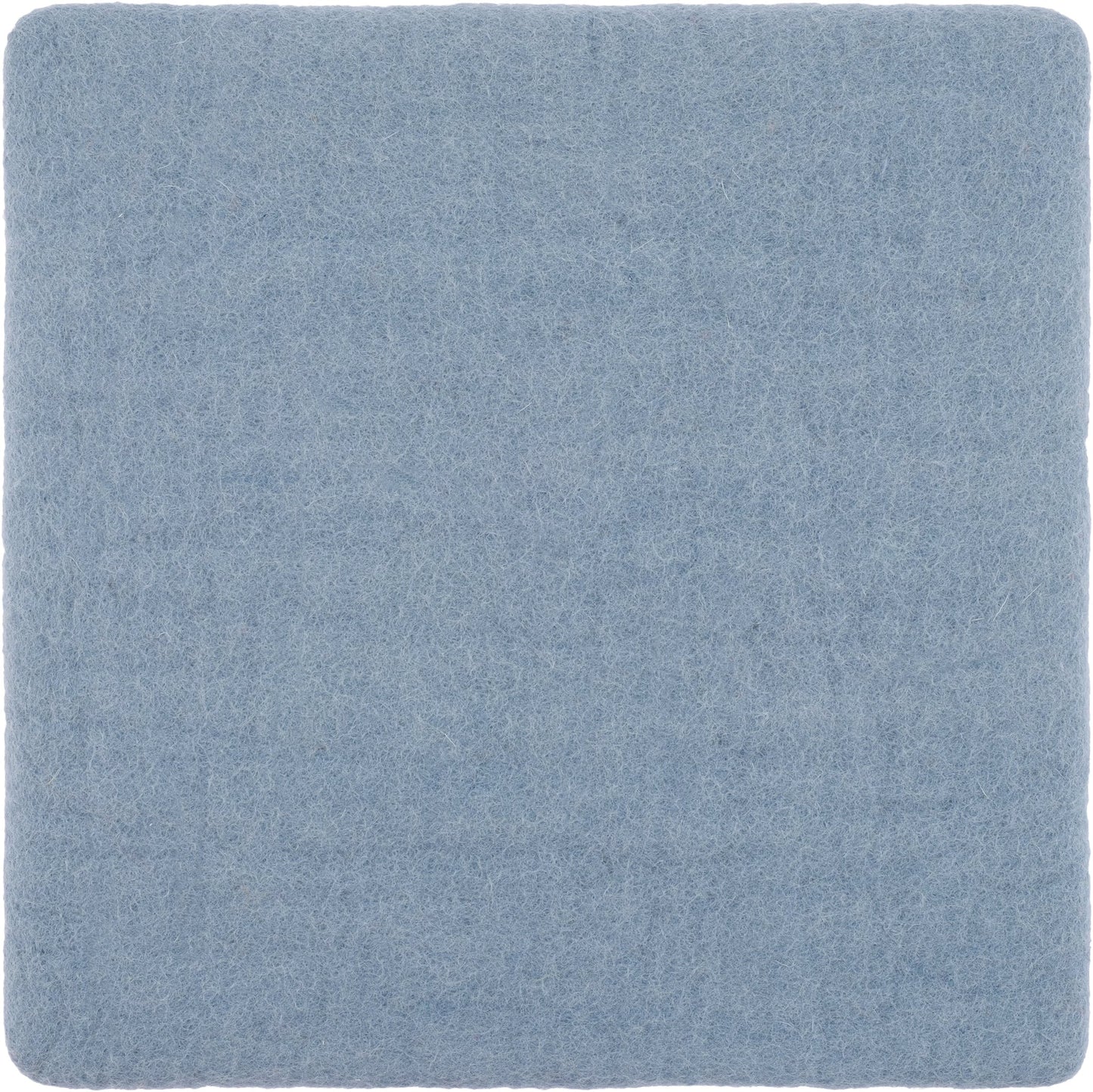 Sitzauflage, flach 36 x 36 cm aus Wollfilz, MIA Fb. hellblau