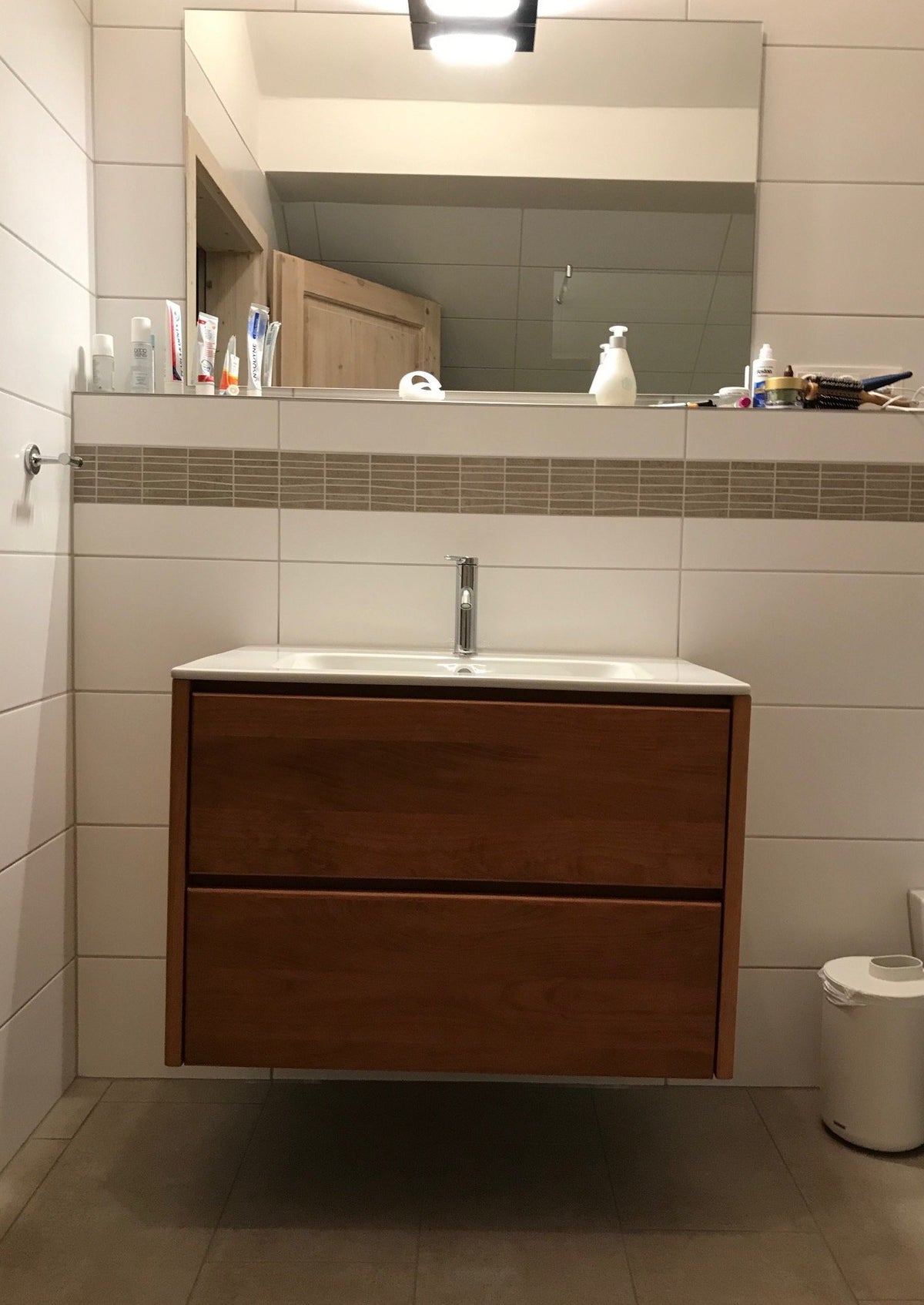 Kundenauftrag - Waschtisch Unterschrank in Buche