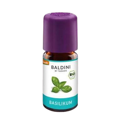 Baldini by Taoasis Bio-Aroma Basilikumöl BIO / demeter, 5ml, zum Essen & Trinken