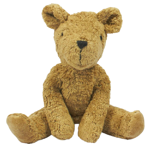 Schlenker-Tierpuppe Bär, ca. 30 cm, beige