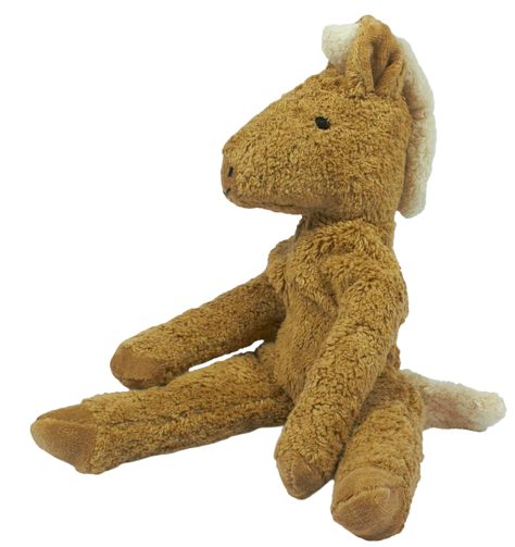 Schlenker-Tierpuppe Pferd - klein oder groß, beige