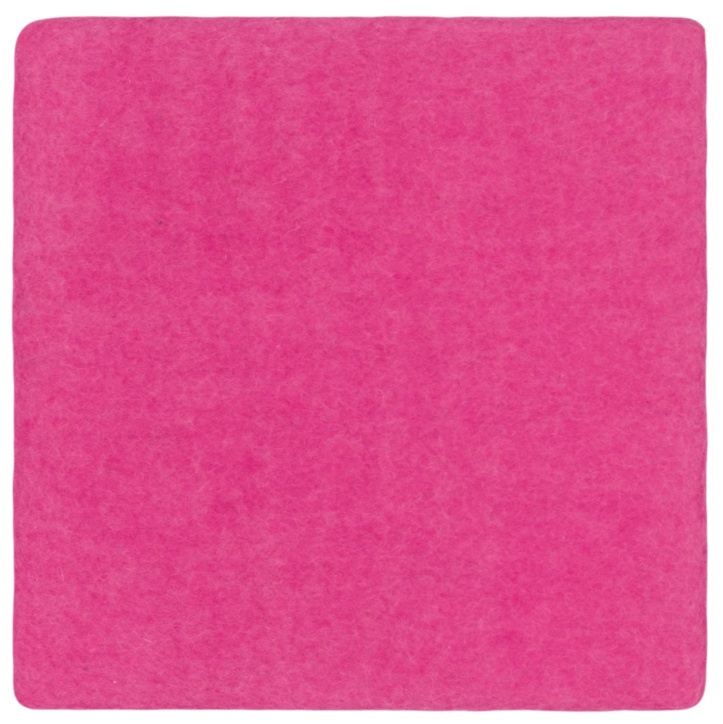 Sitzauflage, flach 36 x 36 cm aus Wollfilz, LILLI Fb. pink 