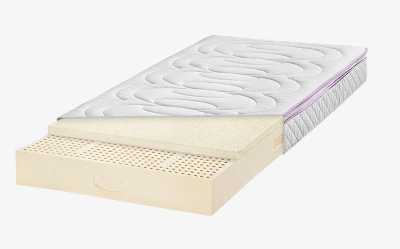Naturlatexmatratze Pur mit Topper von Hüsler Nest