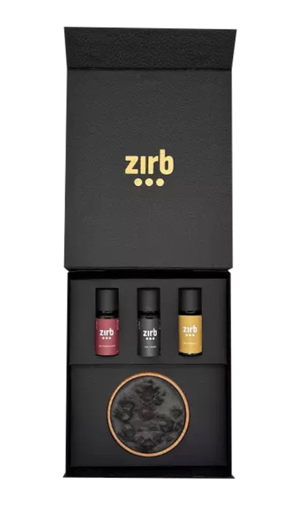 zirb. Geschenkbox mit 3 Lieblingsdüfte nach Wahl