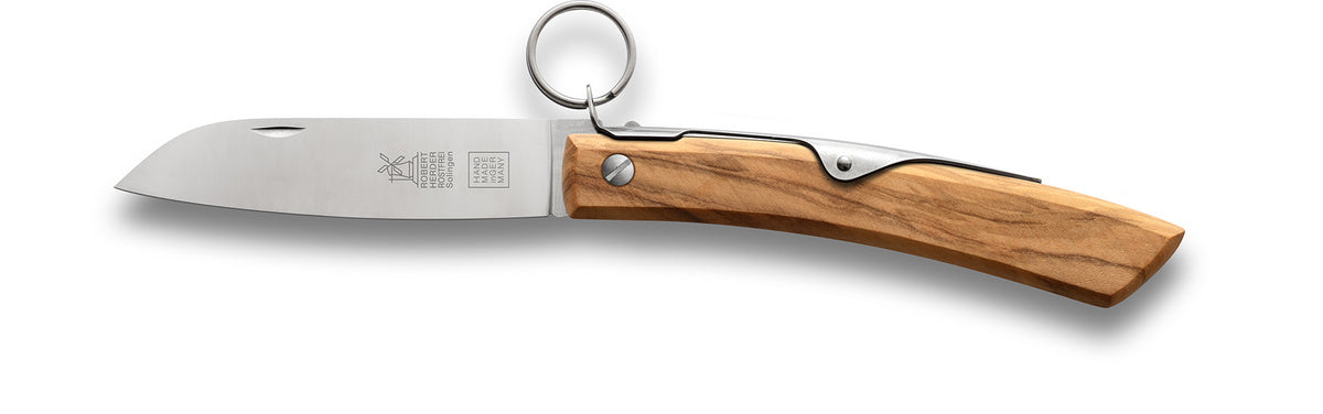 IBEX, Jagd-, bzw. outdoormesser mit Griff in Olivenholz