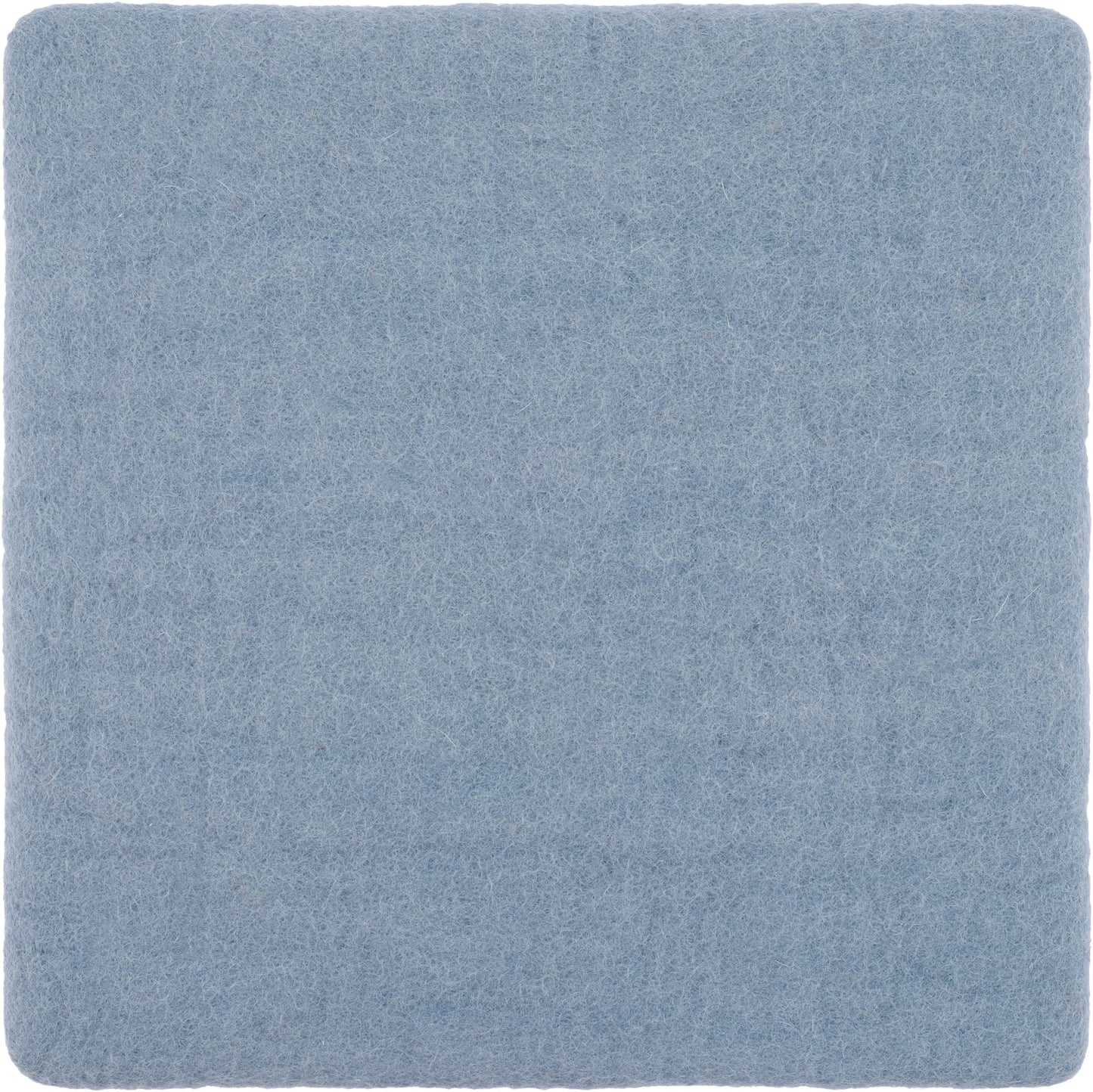 Sitzauflage, flach 36 x 36 cm aus Wollfilz, MIA Fb. hellblau 