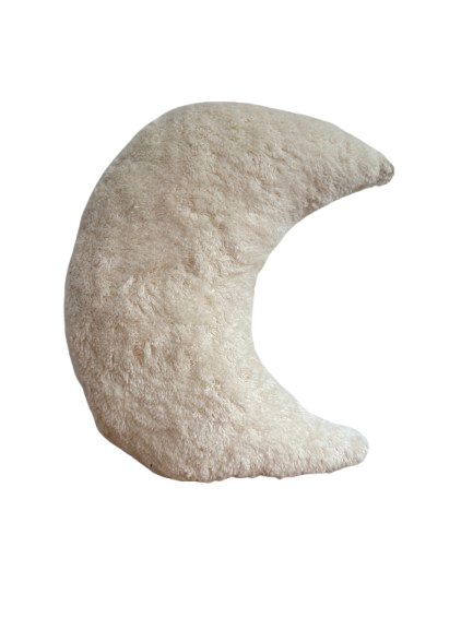 Kallisto Mond weiß, mit Spieluhr, Lied "Guter Mond"  ca. 20 cm, vegan