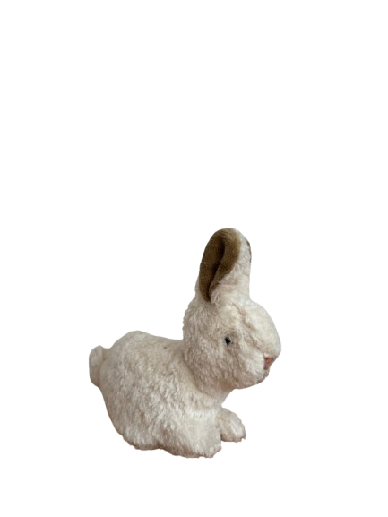 Kleiner Kuschelhase, weiß - ca. 11 cm - vegan