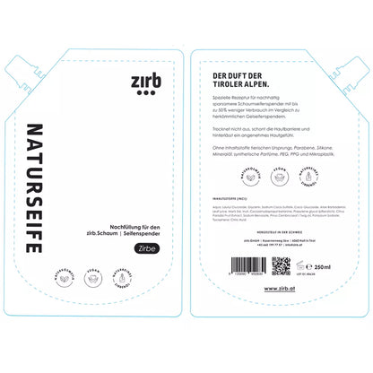 Naturseife mit Zirbe