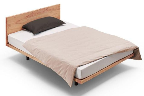 Bett SWING mit gerader Holzrückenlehne