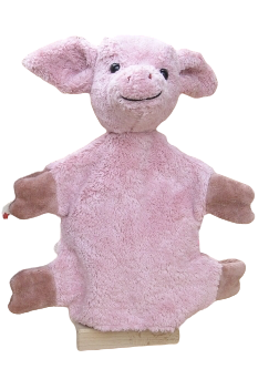 Kallisto Schwein Gerdi, Handpuppe, ca. 30 cm, rosa