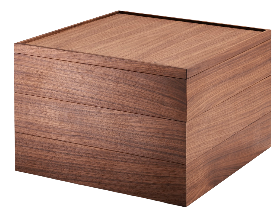 Wood Box von Signet, geschlossen, groß